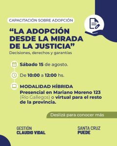 RUAGFA: especialistas de la Justicia anticiparon los ejes del próximo taller sobre adopción